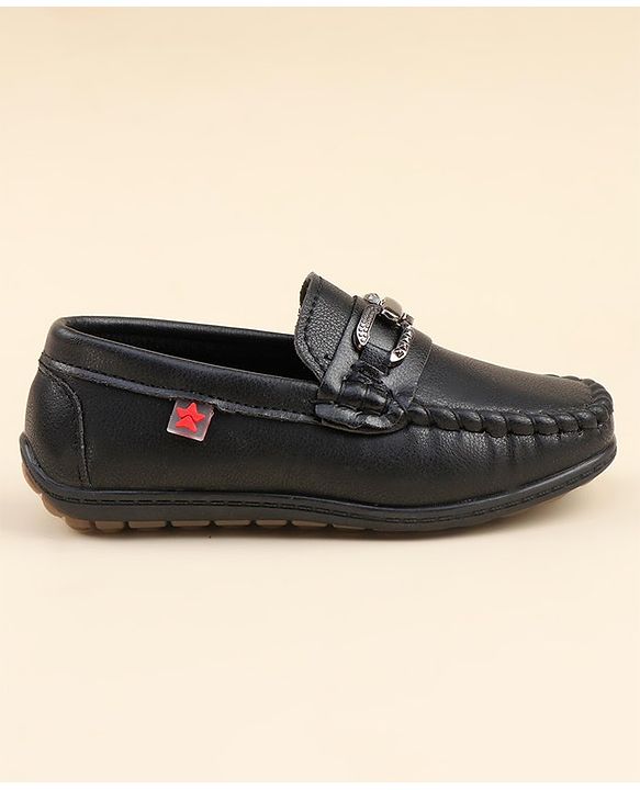 Cute Walk by Babyhug Formal & Party Wear Slip On Shoes - Black
