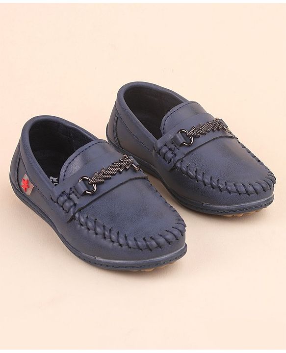 Cute Walk by Babyhug Slip On Loafer Shoes - Blue