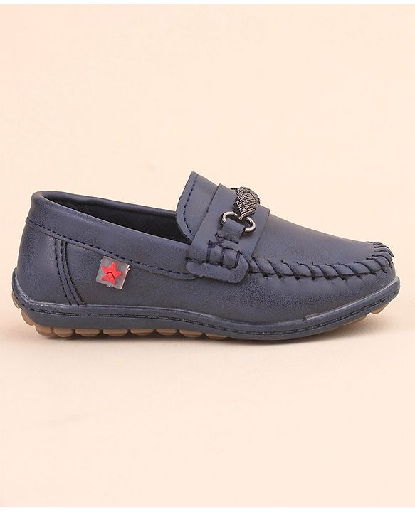 Cute Walk by Babyhug Slip On Loafer Shoes - Blue