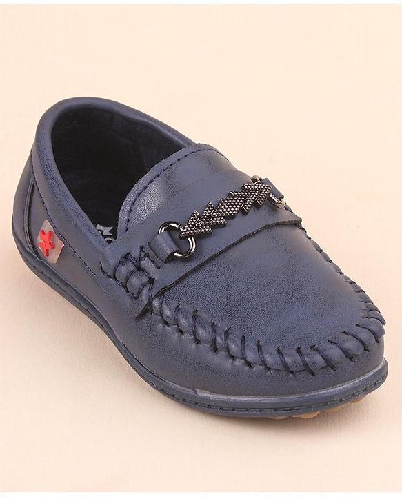 Cute Walk by Babyhug Slip On Loafer Shoes - Blue