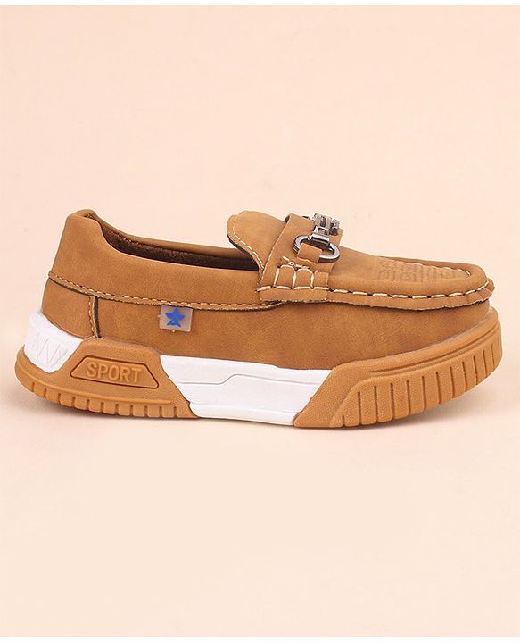 Cute Walk by Babyhug Slip On Formal & Party Wear Shoes with Applique - Brown