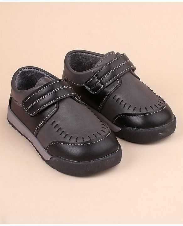 Cute Walk by Babyhug Formal & Party Wear Shoes with Velcro Closure -  Black