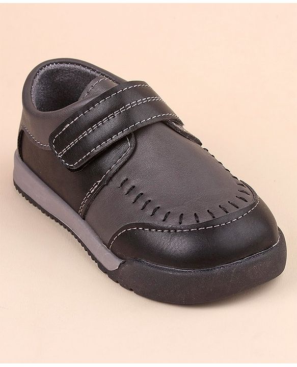 Cute Walk by Babyhug Formal & Party Wear Shoes with Velcro Closure -  Black