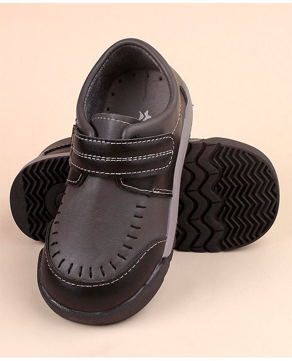 Cute Walk by Babyhug Formal & Party Wear Shoes with Velcro Closure -  Black