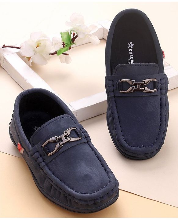 Cute Walk by Babyhug Slip On Party Formal Shoes - Black