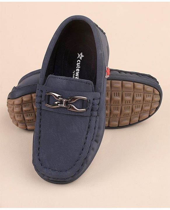 Cute Walk by Babyhug Slip On Party Formal Shoes - Black