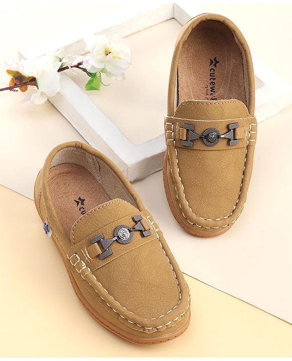 Cute Walk by Babyhug Slip On Formal Loafers - Blue