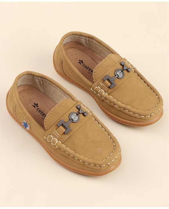 Cute Walk by Babyhug Slip On Formal Loafers - Blue
