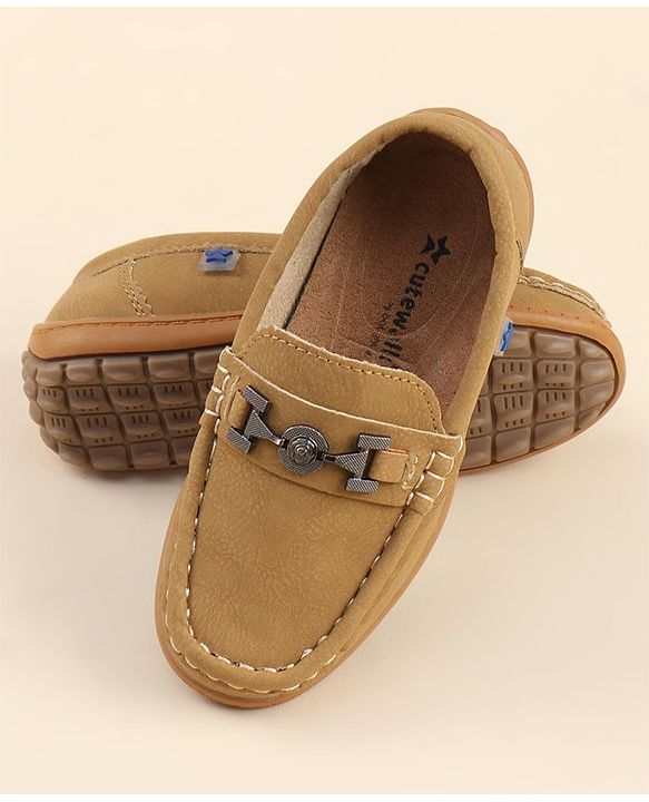 Cute Walk by Babyhug Slip On Formal Loafers - Blue