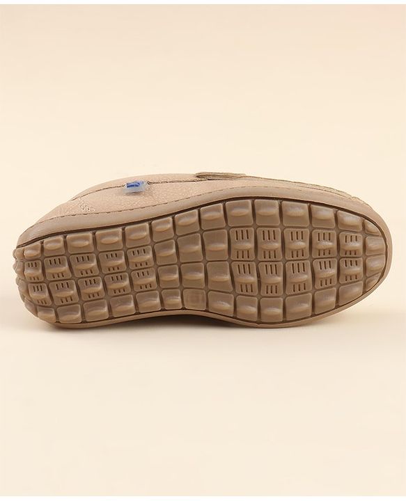 Cute Walk by Babyhug Slip On Formal Loafers - Khaki