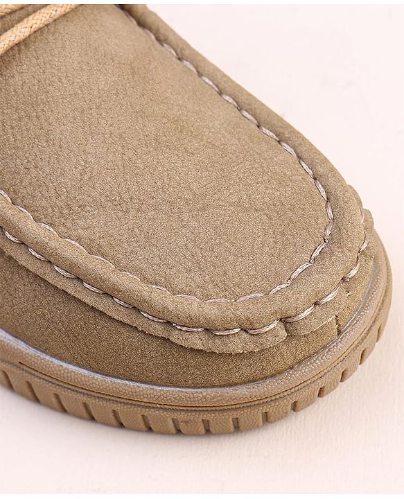 Cute Walk by Babyhug Slip On Loafer Shoes - Green