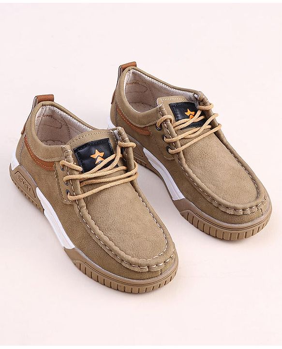 Cute Walk by Babyhug Slip On Loafer Shoes - Green