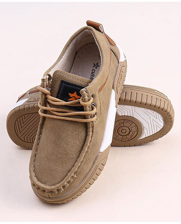 Cute Walk by Babyhug Slip On Loafer Shoes - Green