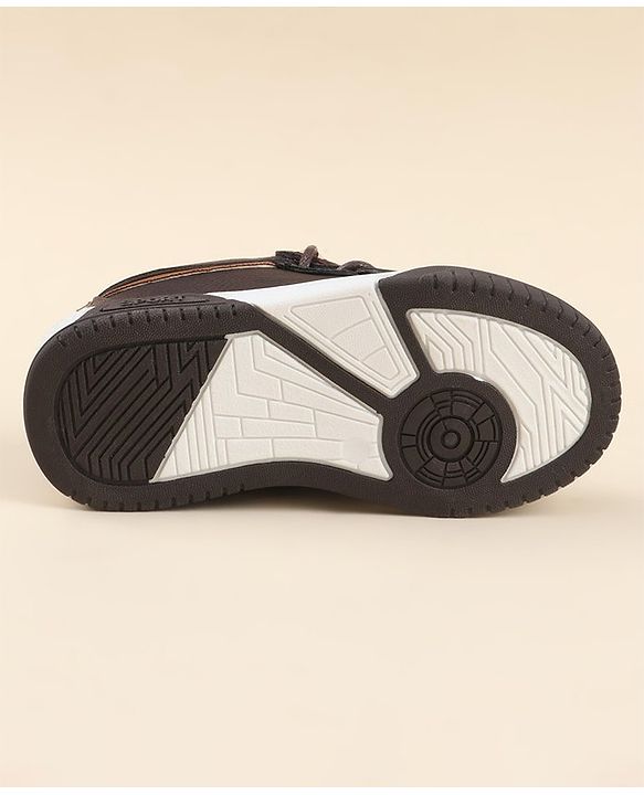 Cute Walk by Babyhug Slip On Loafer Shoes - Dark Brown