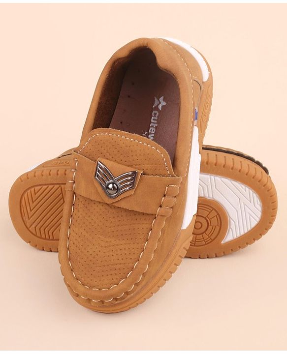 Cute Walk by Babyhug Slip On Loafers - Brown