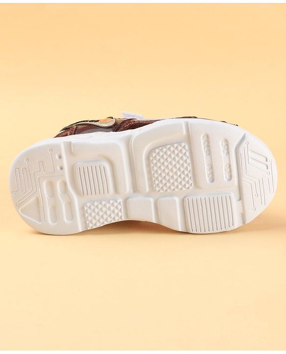 Cute Walk by Babyhug Sandals with Velcro Closure - Brown