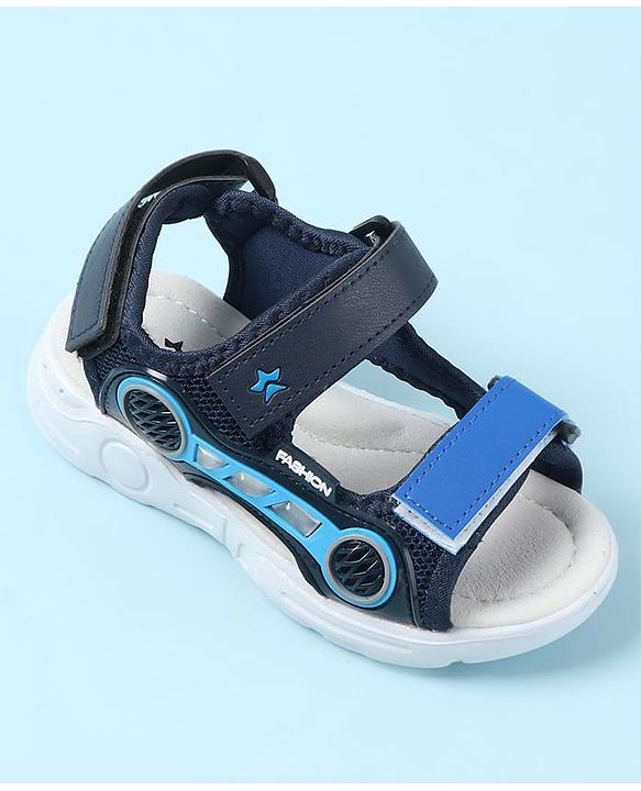 Cute Walk by Babyhug Sandals with Velcro Closure - Black