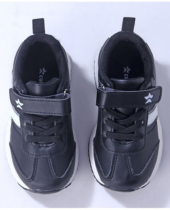 Cute Walk by Babyhug Sneaker  with Velcro Closure - Black & White