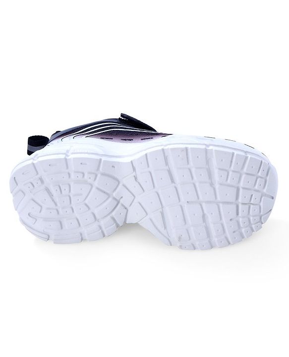 Cute Walk by Babyhug Sneaker with Velcro Closure - White & Black