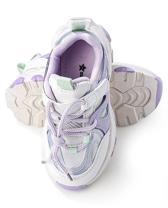 Cute Walk by Babyhug Sneaker with Lace Up Closure - Pink