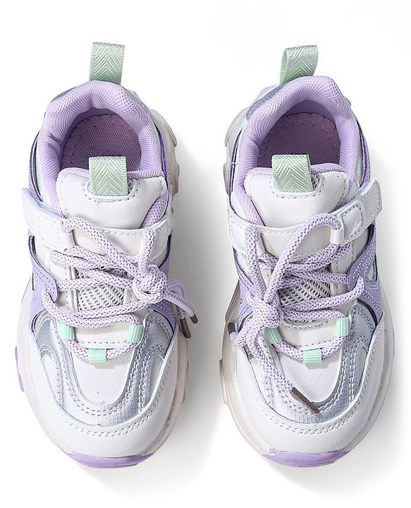Cute Walk by Babyhug Sneaker with Lace Up Closure - Pink