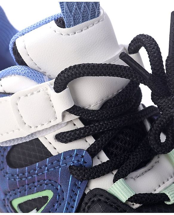 Cute Walk by Babyhug Sneaker with Lace Up Closure - White & Blue