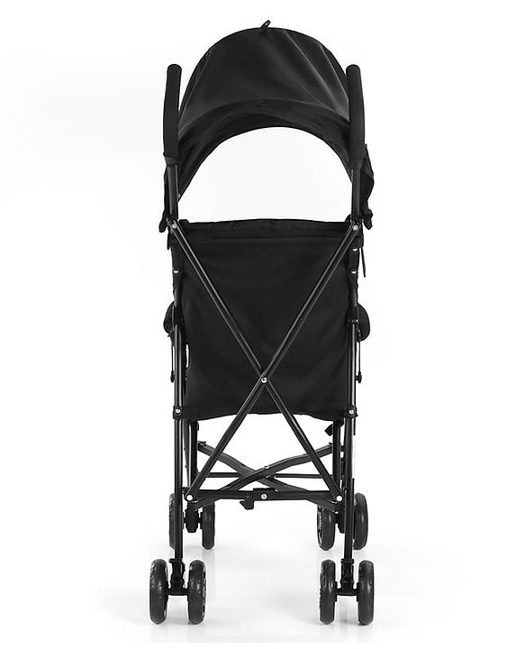 Babyhug Air Glide Buggy Light Weight Stroller with Canopy - Black