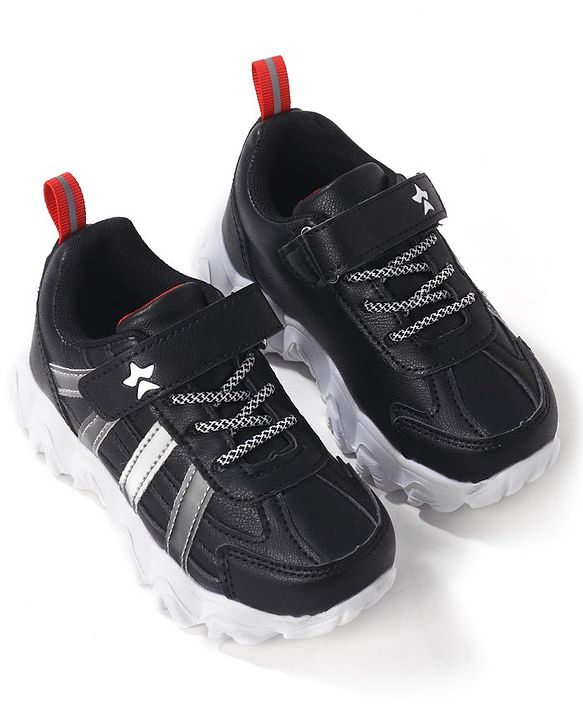 Cute Walk by Babyhug Sneaker - Black