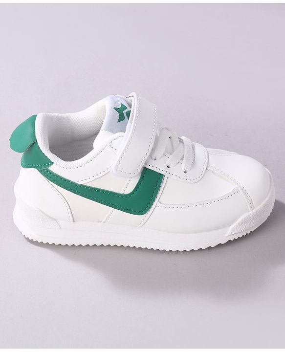 Cute Walk by Babyhug Sneaker with Lace Up Closure - Green