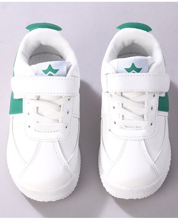 Cute Walk by Babyhug Sneaker with Lace Up Closure - Green