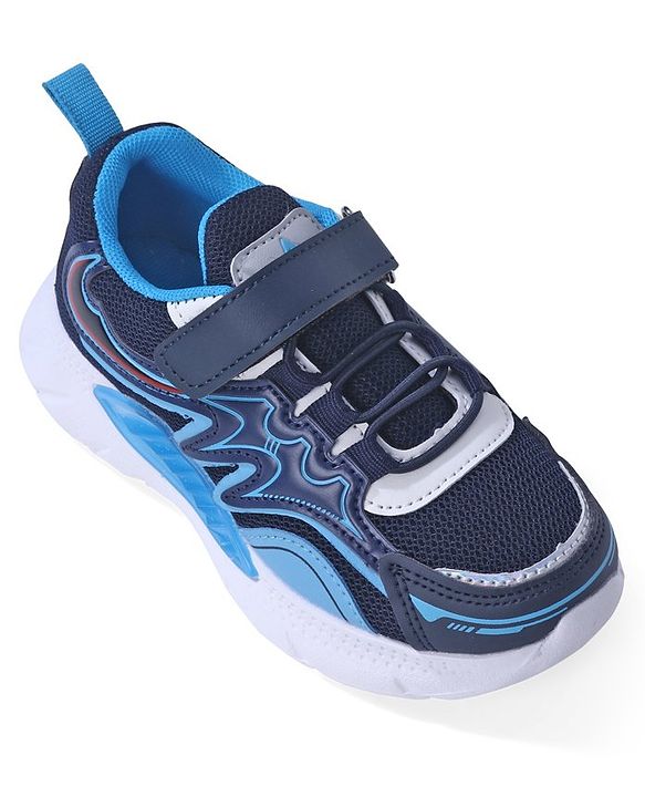 Cute Walk by Babyhug Velcro Closure Sneakers - Navy Blue