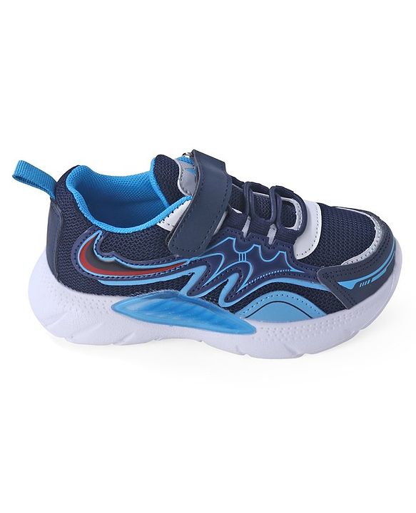 Cute Walk by Babyhug Velcro Closure Sneakers - Navy Blue
