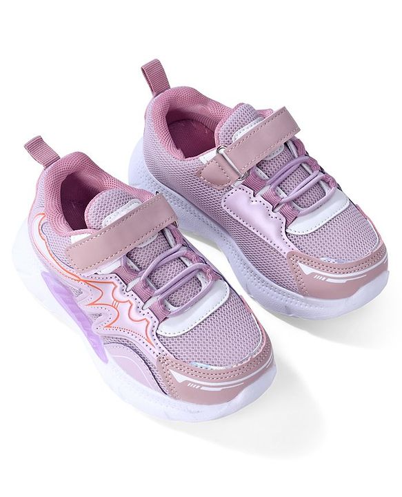 Cute Walk by Babyhug Velcro Closure Sneakers - Navy Blue