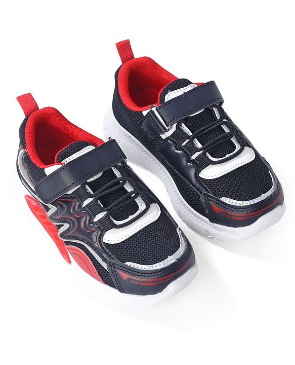 Cute Walk by Babyhug Velcro Closure Sneakers - Navy Blue