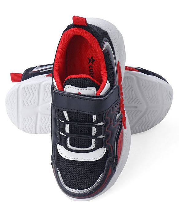 Cute Walk by Babyhug Velcro Closure Sneakers - Navy Blue