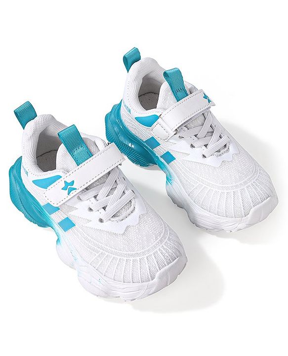Cute Walk by Babyhug Sneaker Shoes With Velcro Closure - White & Purple
