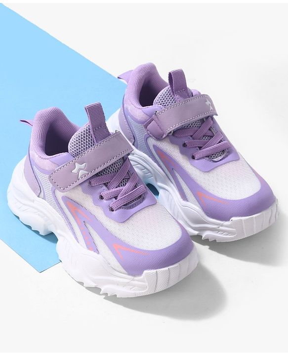 Cute Walk by Babyhug Sneakers with Velcro Closure - Purple