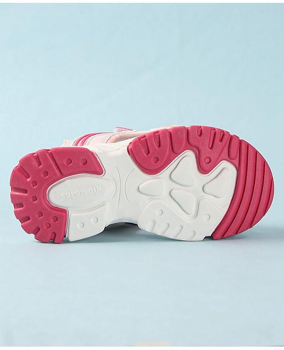 Cute Walk by Babyhug Sandals With Velcro Closure - Pink