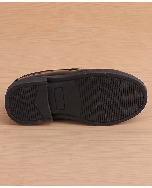 Pine Kids Slip on Formal Wear Shoes with Chain Link - Navy Blue