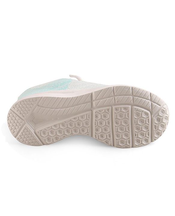 Pine Kids Sneakers with Velcro Closure - White & Green