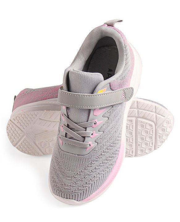 Pine Kids Sneakers with Velcro Closure - White & Green