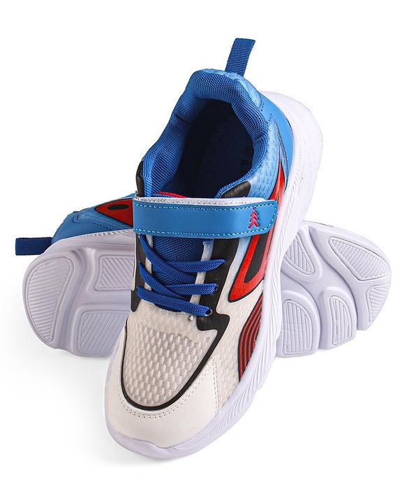 Pine Kids Sneakers with Velcro Closure - Royal Blue