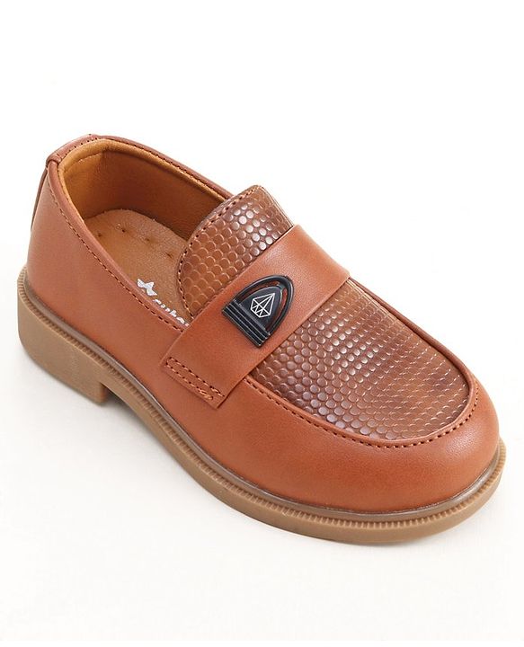 Cute Walk by Babyhug Slip On Loafer Shoes - Brown