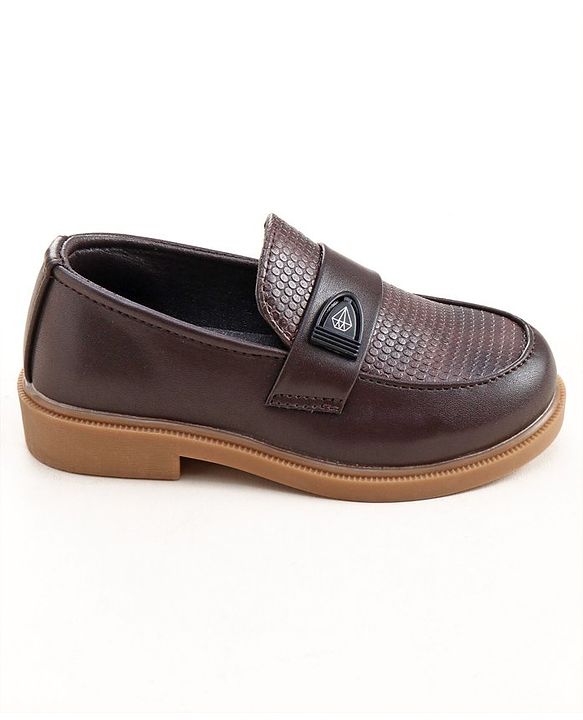 Cute Walk by Babyhug Slip On Loafer Shoes - Brown