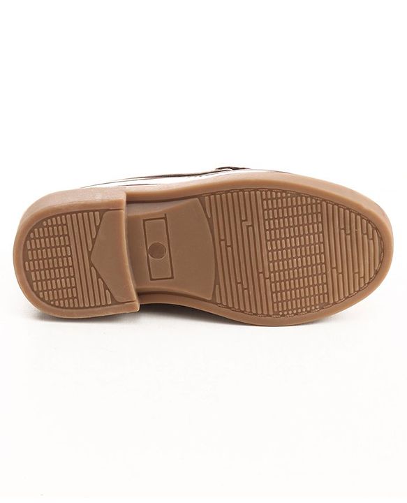 Cute Walk by Babyhug Slip On Loafer Shoes With Textured Design - Brown
