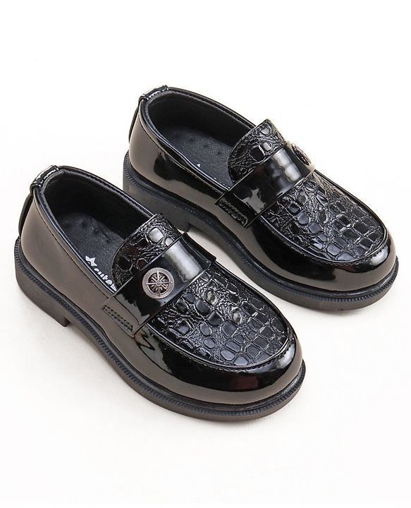 Cute Walk by Babyhug Slip On Formal Shoes- Brown