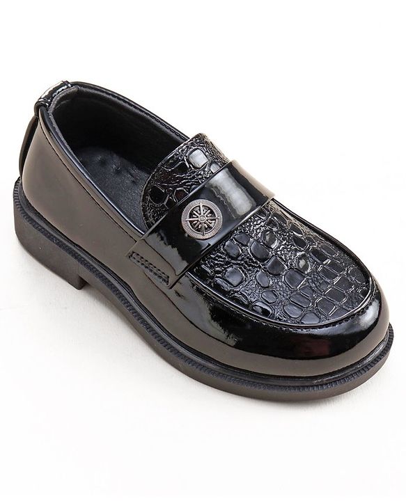 Cute Walk by Babyhug Slip On Formal Shoes- Brown