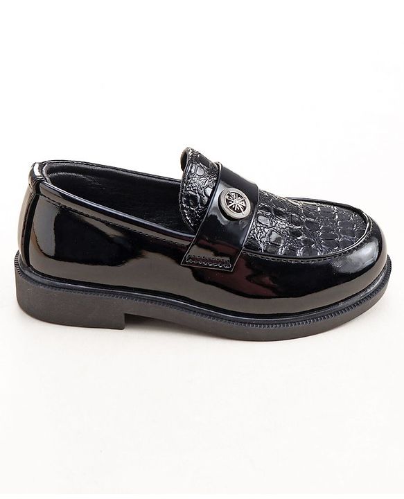 Cute Walk by Babyhug Slip On Formal Shoes- Brown