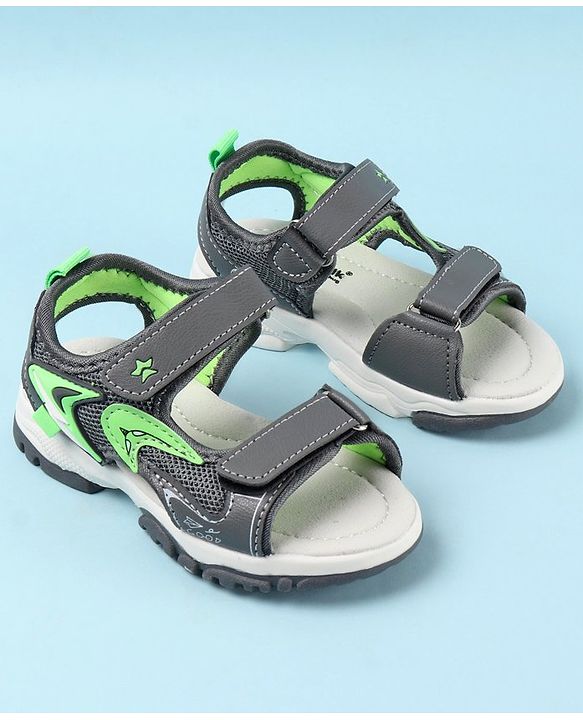 Cute Walk by Babyhug Sandals with Velcro Closure - Blue