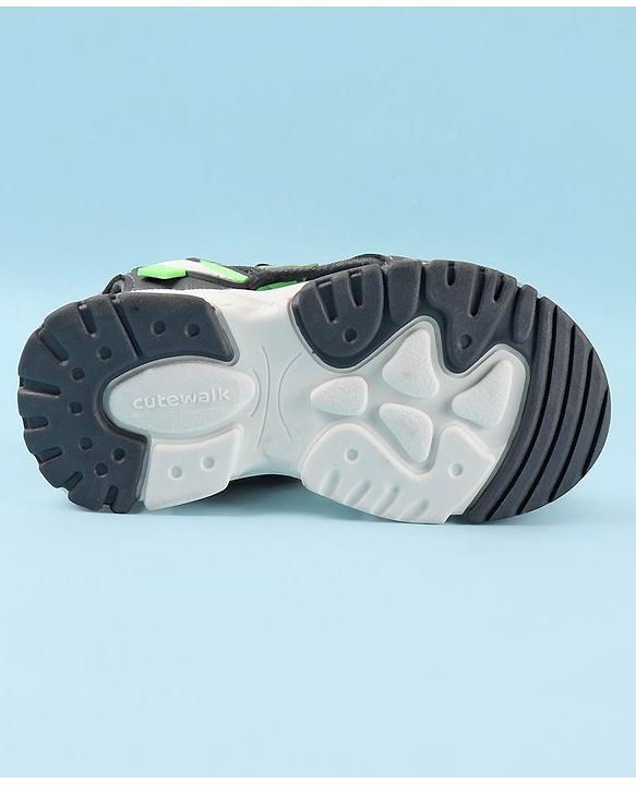 Cute Walk by Babyhug Sandals with Velcro Closure - Blue